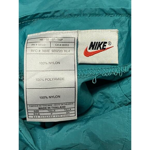 Vintage Nike Windbreaker Anorak Jacket Women's Size Small (4-6) Reversible - Picture 9 of 9
